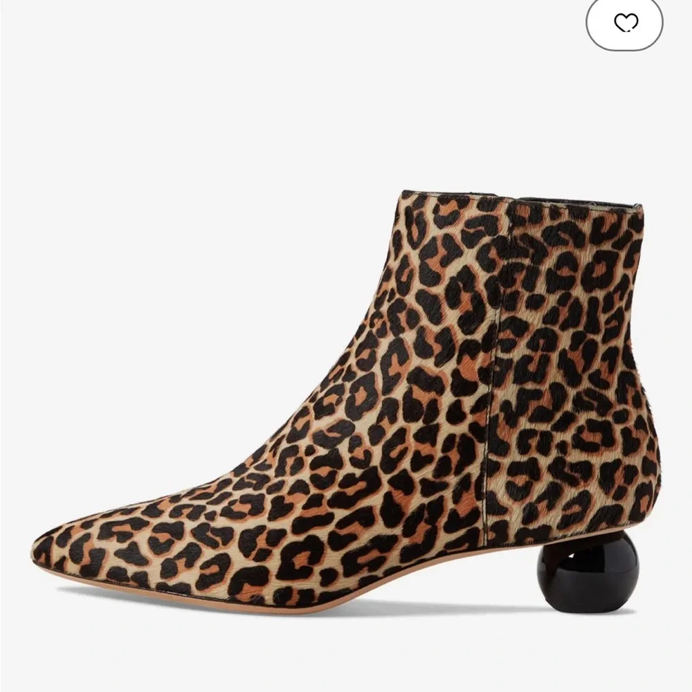 Kate Spade Sydney Lovely Leopard Ankle Boots MSRP $298 Size 11 New - Picture 3 of 12